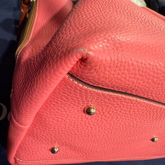 Dooney & Bourke Pink Leather Handbag - Picture 11 of 16